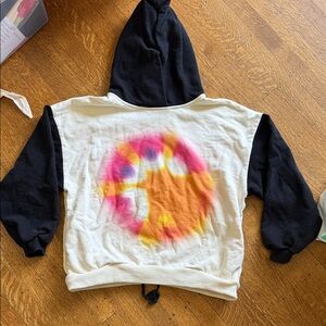 Tie-Dye starburst Pulse Pullover Hoodie
